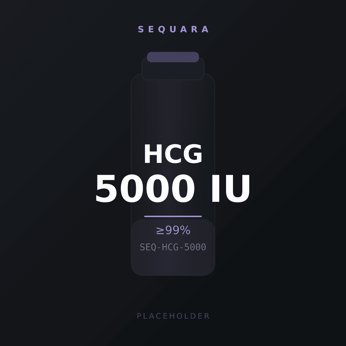 HCG vial label
