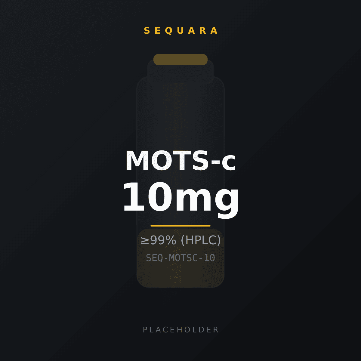Sequara MOTS-c vial label