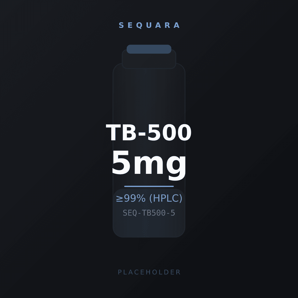 Sequara TB-500 vial label